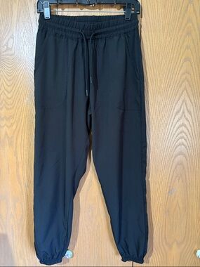 Beverly Hills Polo Club Black Elastic Waist Joggers size S pockets